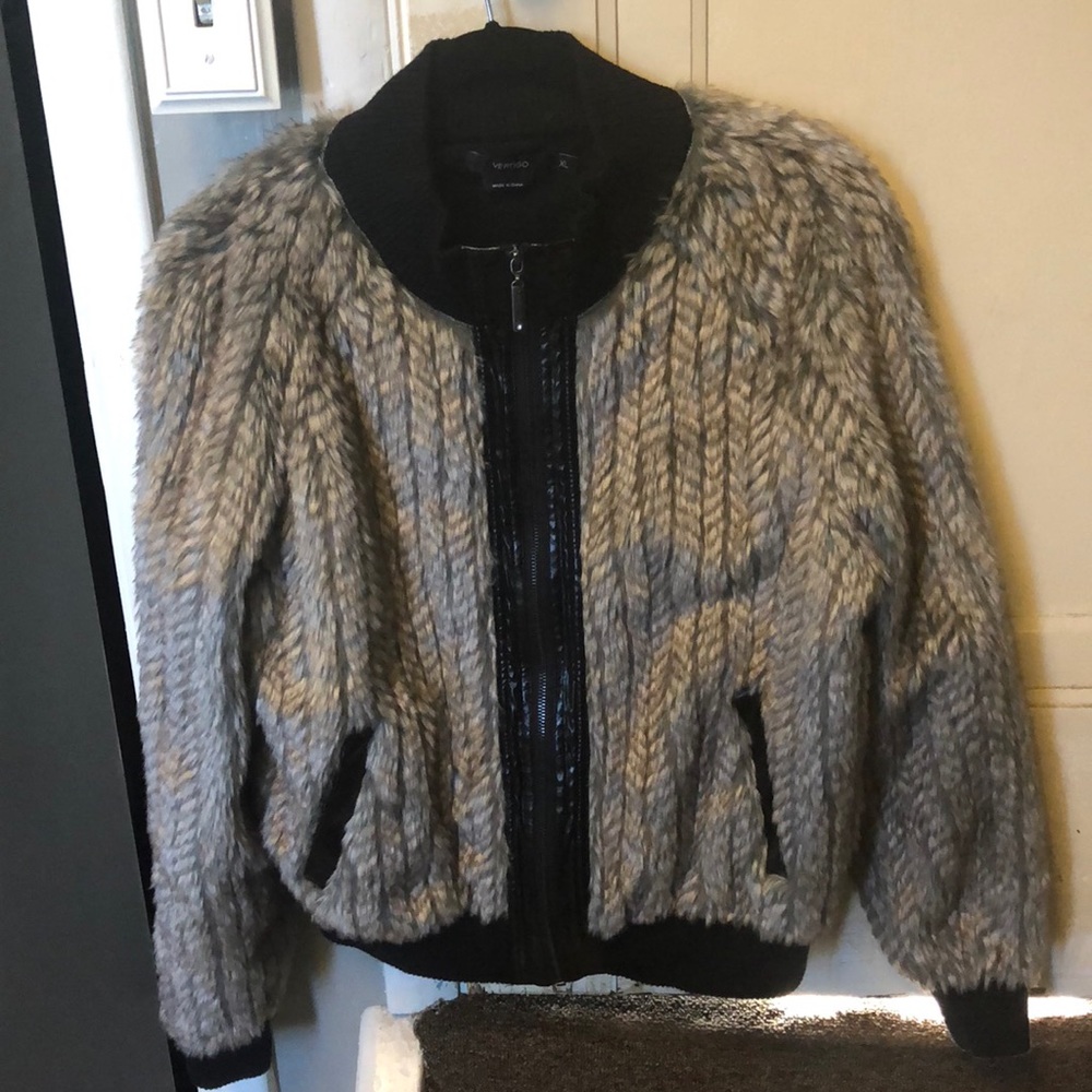 Vertigo Faux Fur Coat
